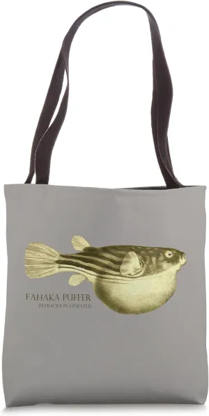 Fahaka Puffer Aquarium Fish Keeping Tetraodon Aquarist Tote Bag