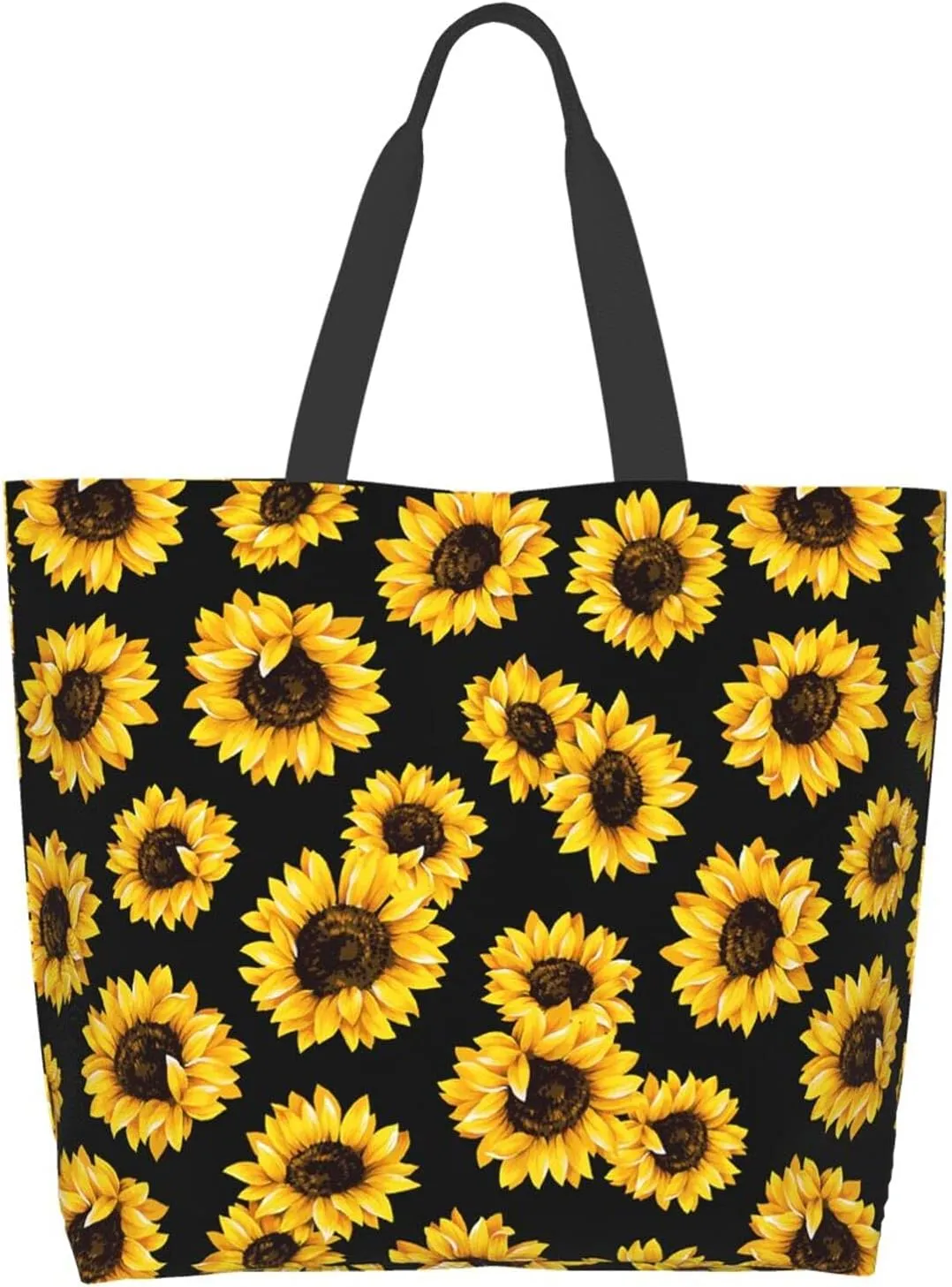 Famame Canvas Tote Bag Large Women Casual Shoulder Bag Handbag Reusable Multipurpose Shopping Grocery Bag For Outdoors…