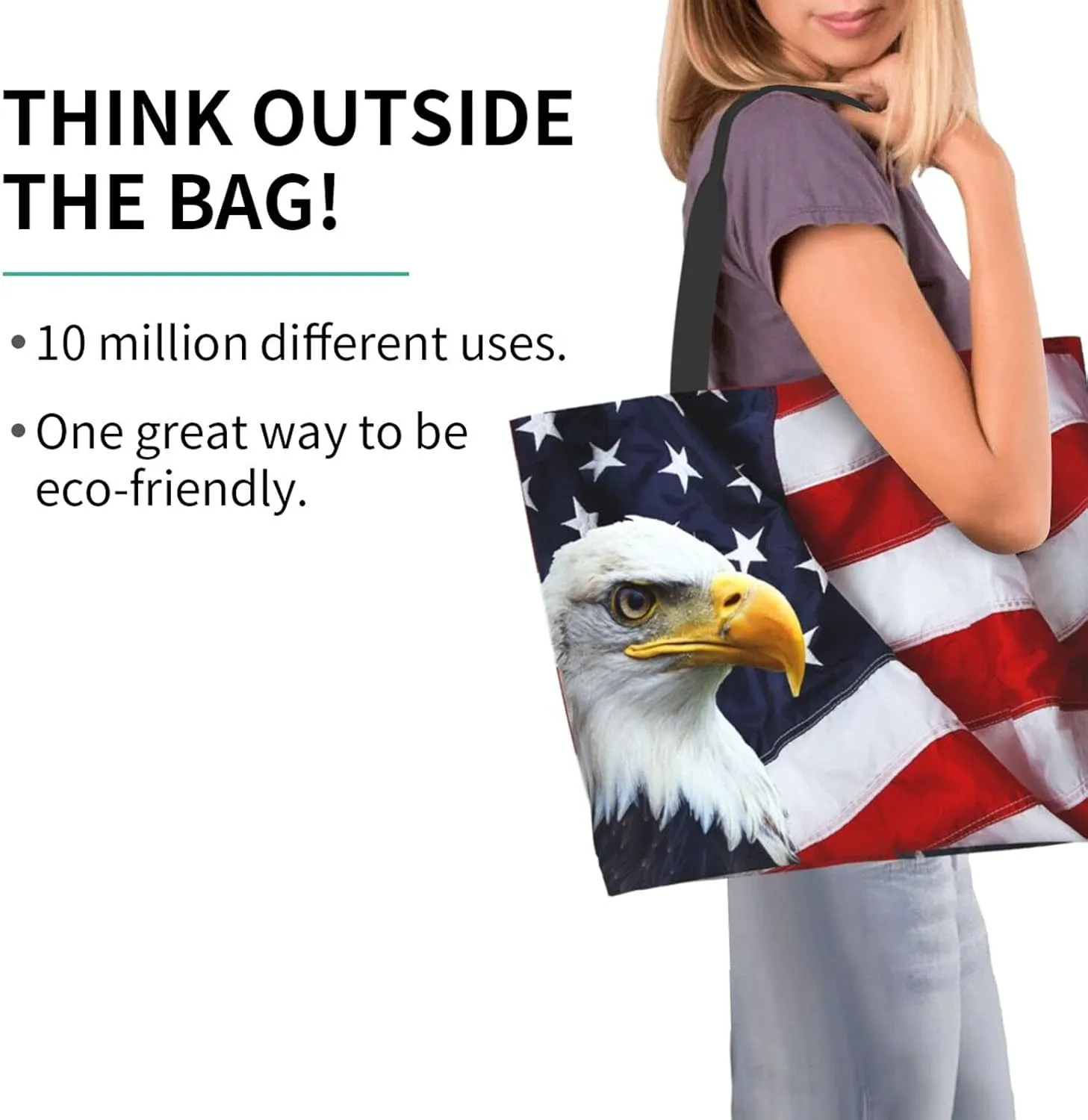 Famame Canvas Tote Bag Large Women Casual Shoulder Bag Handbag Reusable Multipurpose Shopping Grocery Bag For Outdoors…