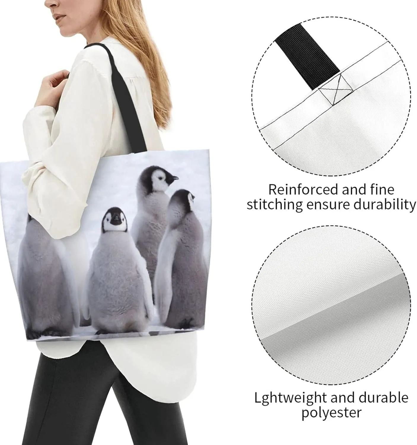 Famame Canvas Tote Bag Large Women Casual Shoulder Bag Handbag Reusable Multipurpose Shopping Grocery Bag For Outdoors…
