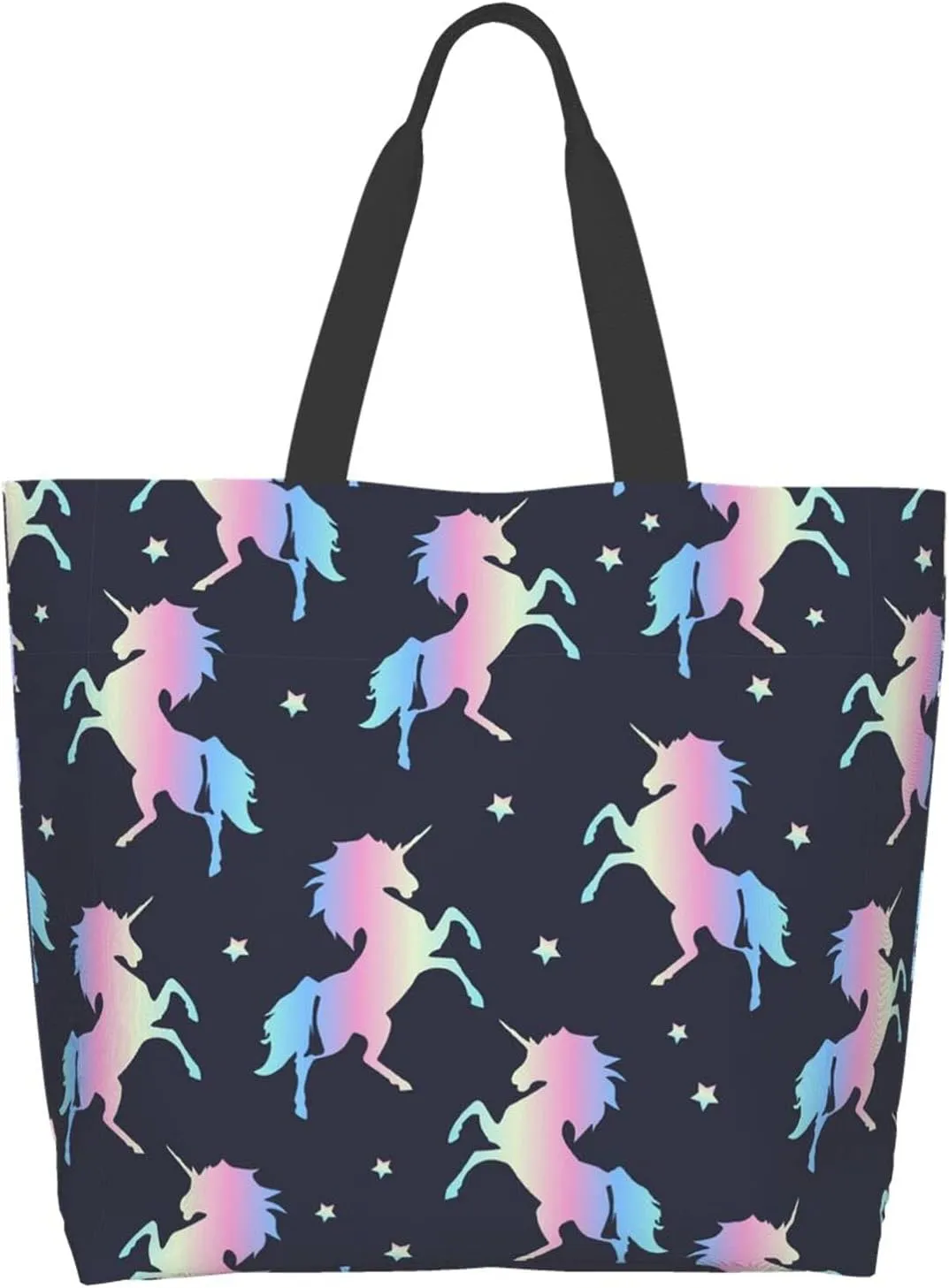 Famame Canvas Tote Bag Large Women Casual Shoulder Bag Handbag Reusable Multipurpose Shopping Grocery Bag For Outdoors…