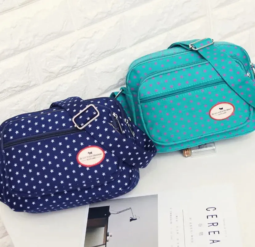 Fashion New Casual Canvas Messenger Bag Ladies Shoulder Handbag Small Manufacturer Fashion Women Crossbody Bag