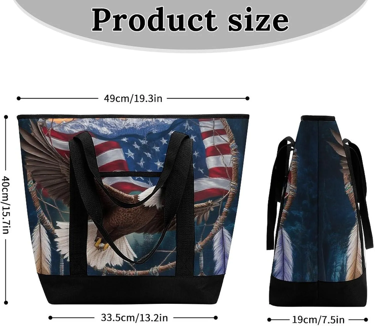 Fashionable Large Thermal Tote Bag Insulated Work/Commute Bag For Women & Men