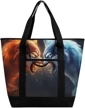 Fashionable Large Thermal Tote Bag Insulated Work/Commute Bag For Women & Men