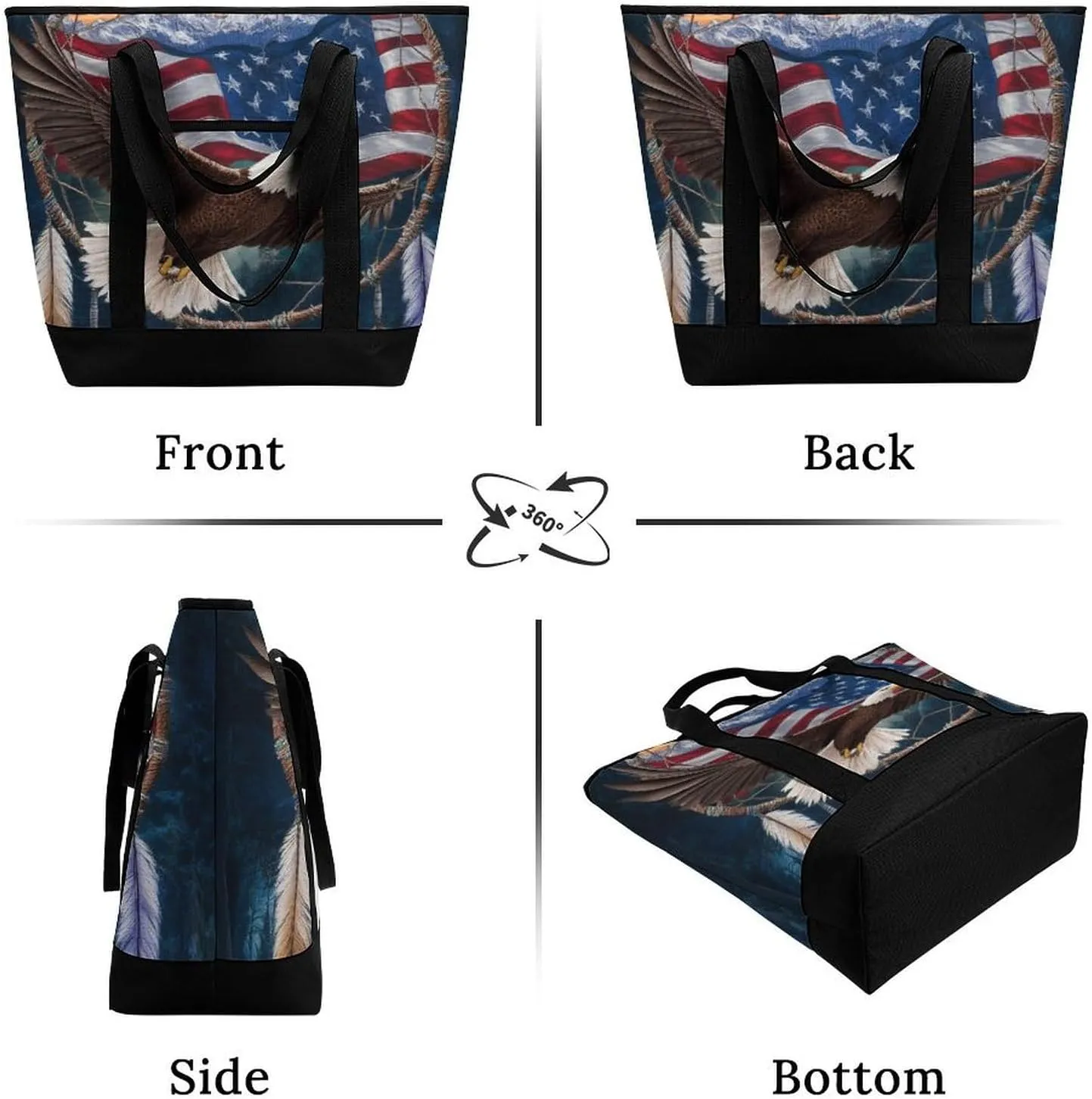 Fashionable Large Thermal Tote Bag Insulated Work/Commute Bag For Women & Men