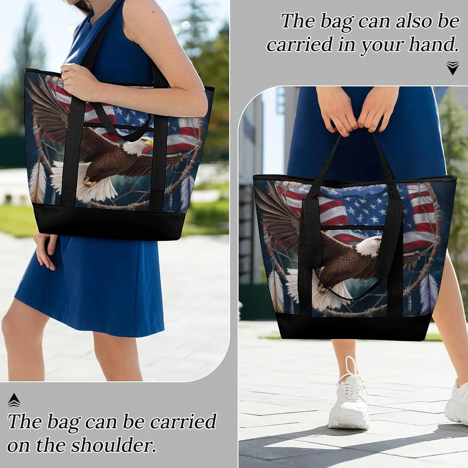 Fashionable Large Thermal Tote Bag Insulated Work/Commute Bag For Women & Men