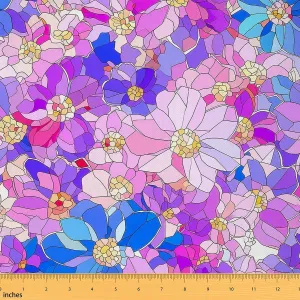 Feelyou Floral Fabric by The Yard Kids 2 Yard Botanical Floral Printed Upholstery Fabric for Chairs Adults Natural Theme Waterproof Outdoor Fabric Garden Reupholstery Fabric Decor Room Decor