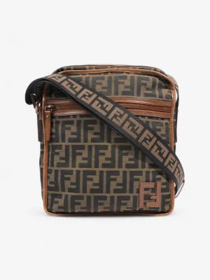Fendi Messenger Bag Monogram Coated Canvas