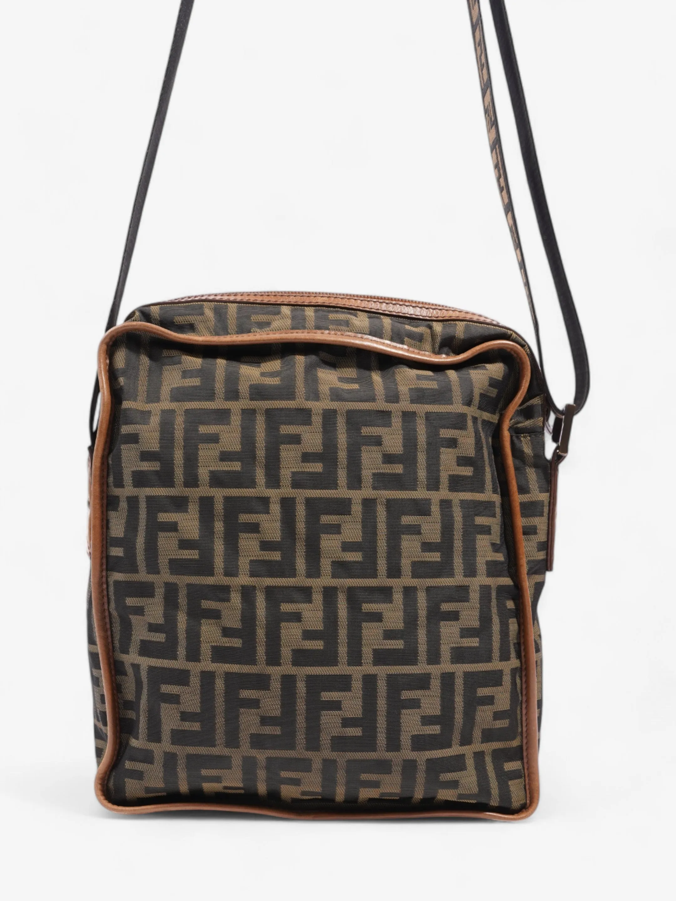 Fendi Messenger Bag Monogram Coated Canvas