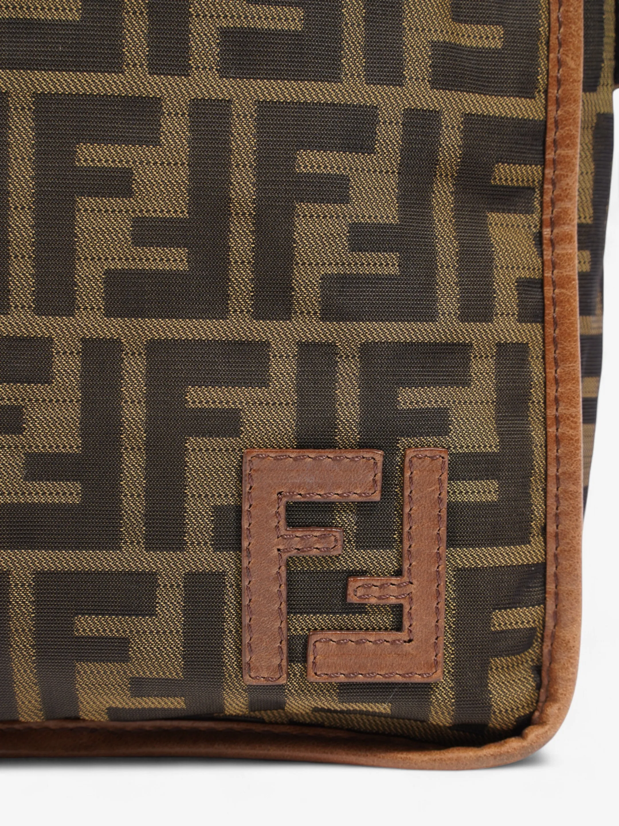 Fendi Messenger Bag Monogram Coated Canvas