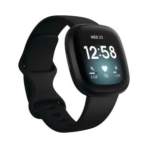 Fitbit Versa 3 Unisex Black Fitness Tracker