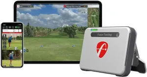 FlightScope Mevo  GPS Launch Monitor and Golf Simulator | 20  Swing Data Parameters with Multicam, 12 E6 Courses, 17 Practice Ranges and Games - for Indoor & Outdoor Use | Works with iOS and PC
