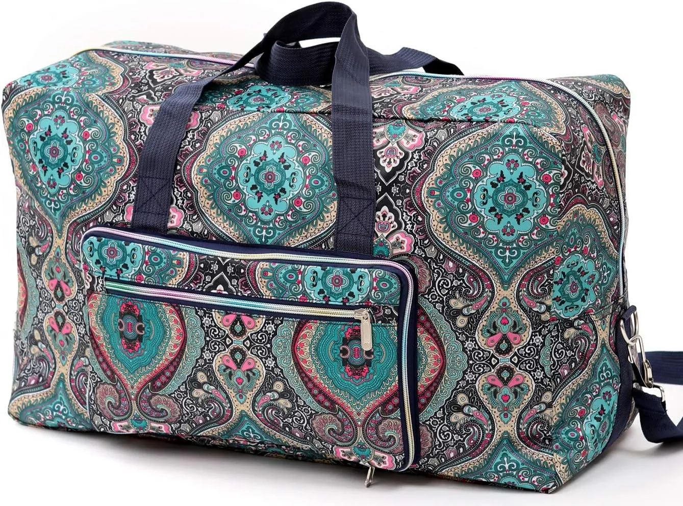 Foldable Large Travel Duffle Bag Waterproof Cute Overnight Carryon Weekender Bag for Women Girl