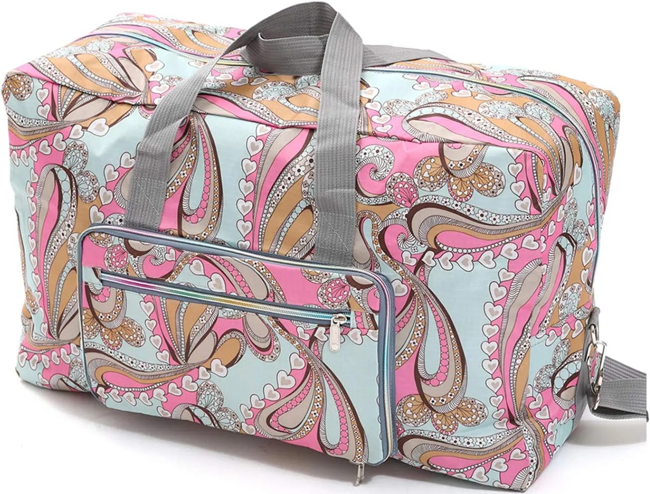 Foldable Large Travel Duffle Bag Waterproof Cute Overnight Carryon Weekender Bag for Women Girl
