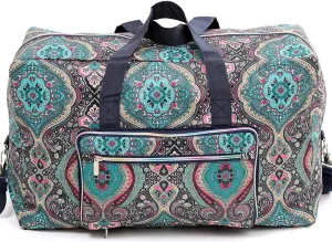 Foldable Large Travel Duffle Bag Waterproof Cute Overnight Carryon Weekender Bag for Women Girl