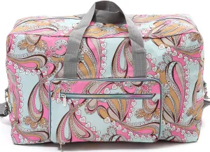 Foldable Large Travel Duffle Bag Waterproof Cute Overnight Carryon Weekender Bag for Women Girl