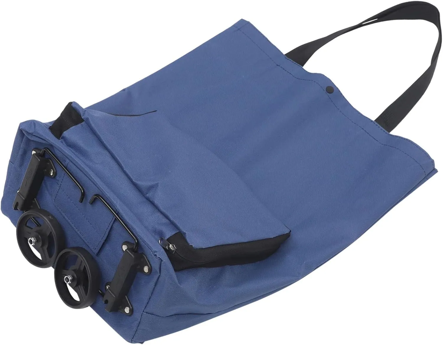 Folding Shopping Trolley Shopping Pouch Wheels Large Capacity Grocery Bag