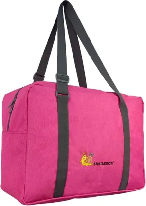 For Spirit Airlines Lightweight Extra-durable Travel Duffel Bag Tote Carry on Luggage Sport Duffle Weekender Overnight Gym Yoga Camp Versatile Carrying Bag (Azalea Pink)