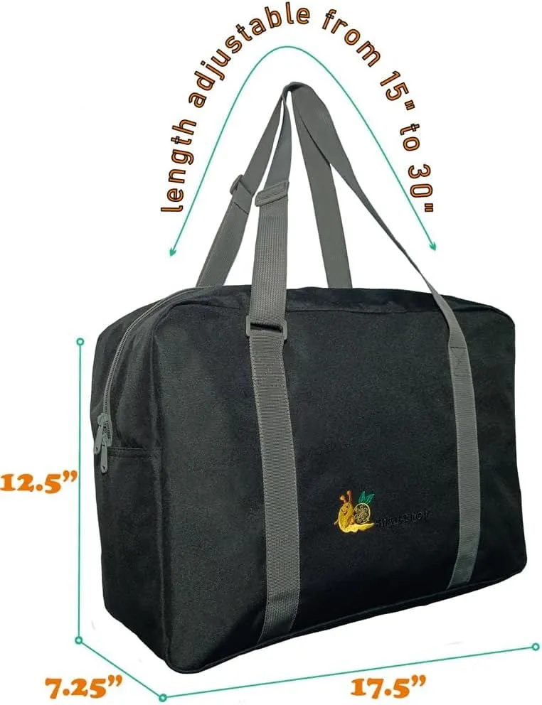For Spirit Airlines Lightweight Extra-durable Travel Duffel Bag Tote Carry on Luggage Sport Duffle Weekender Overnight Gym Yoga Camp Versatile Carrying Bag (Pirate Black)