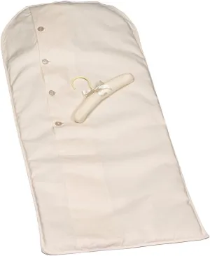 Foster-Stephens Acid-Free Muslin Child Garment Bag Kit | Closet Storage for Baby, Kids Clothes | Small Hanging Garment Bags | 48” Length
