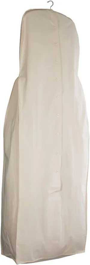 Foster-Stephens, Muslin Acid-Free Cotton Wedding Gown Garment Bag | 70" Long Wedding Dress Storage and Preservation | Closet Storage for Dresses