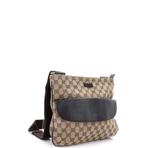 Front Pocket Messenger Bag GG Canvas Medium