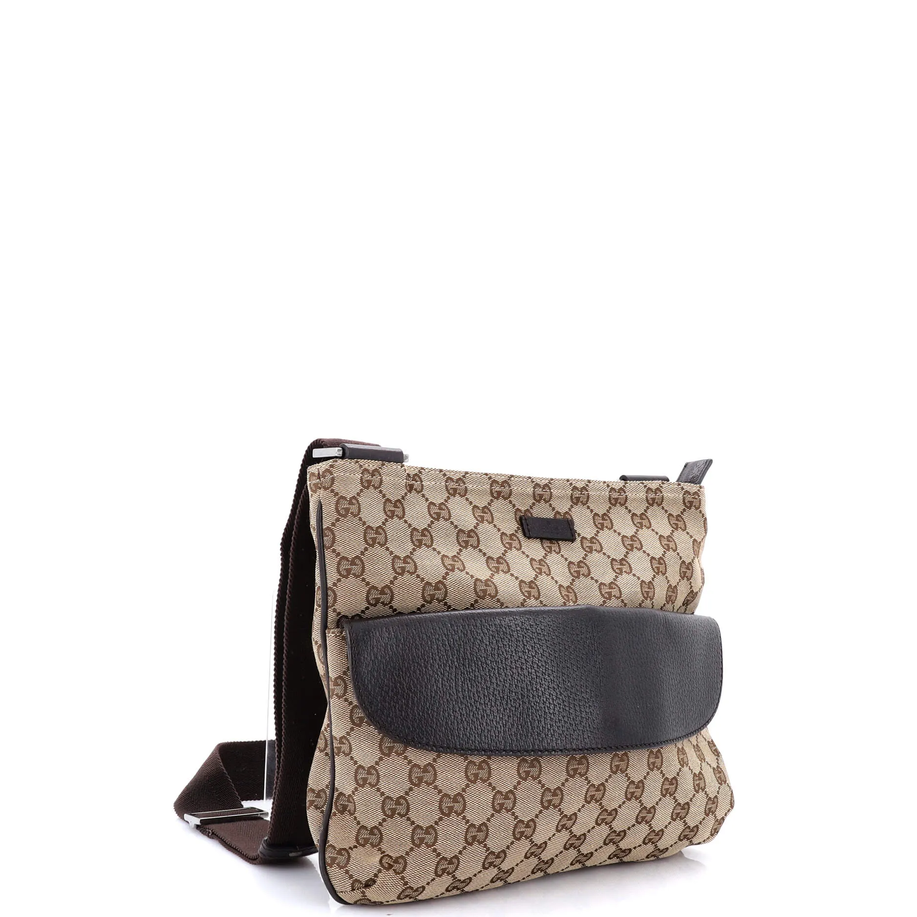 Front Pocket Messenger Bag GG Canvas Medium
