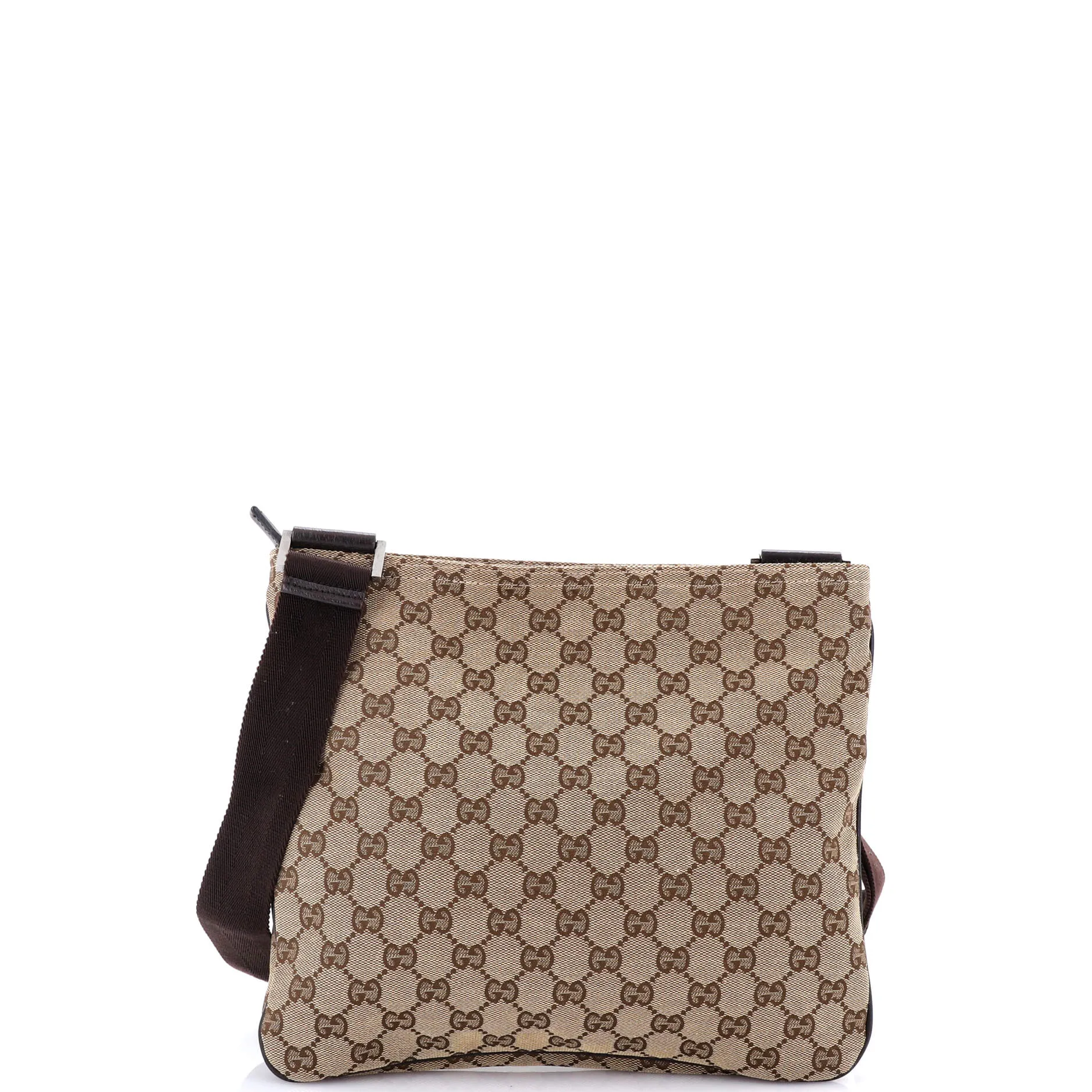Front Pocket Messenger Bag GG Canvas Medium