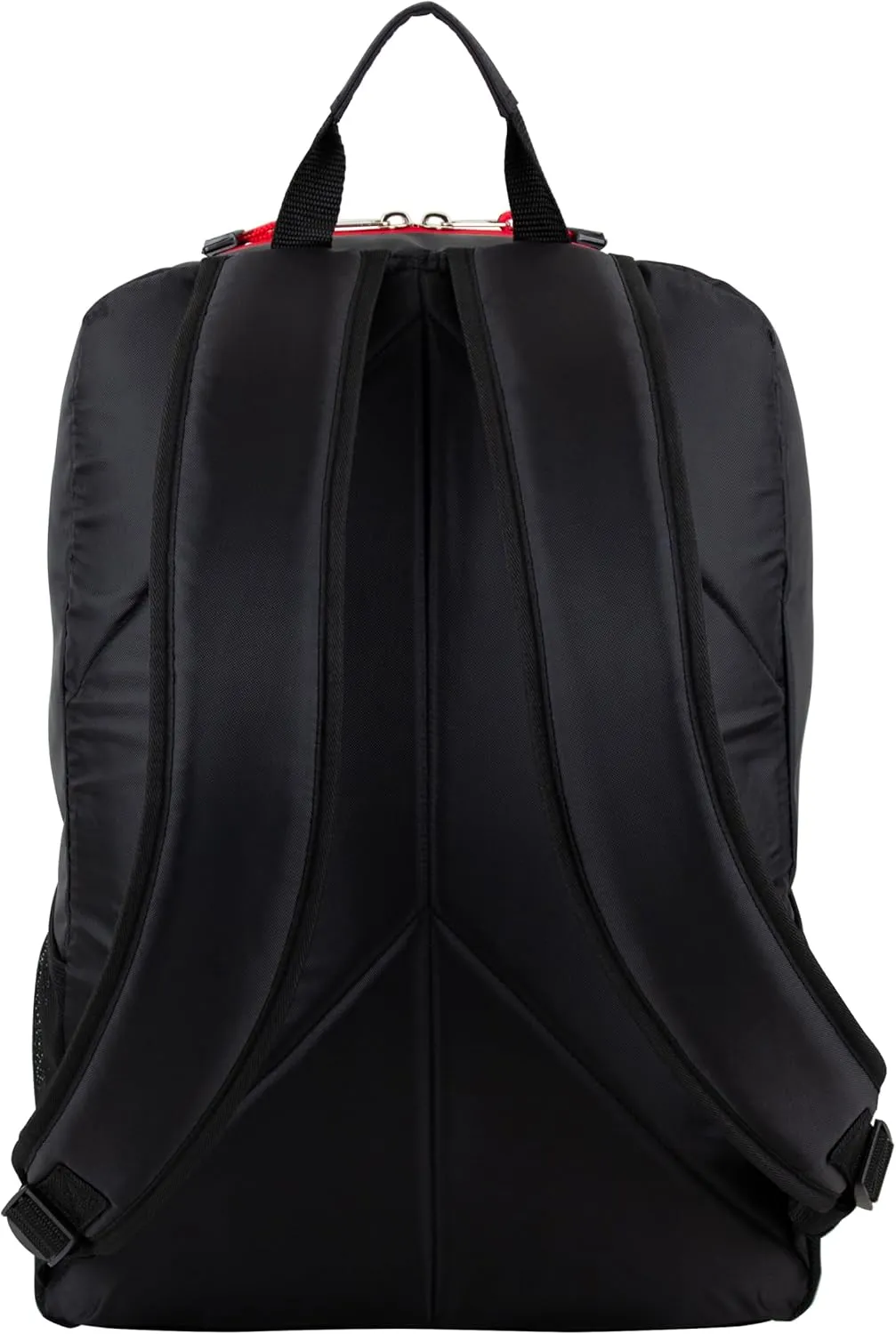 FUEL Rider Sport Hiking Backpack Laptop Travel Carry On Luggage Daypack Bag, Bungee for Travel, Leisure, Outdoors, Black w/Red