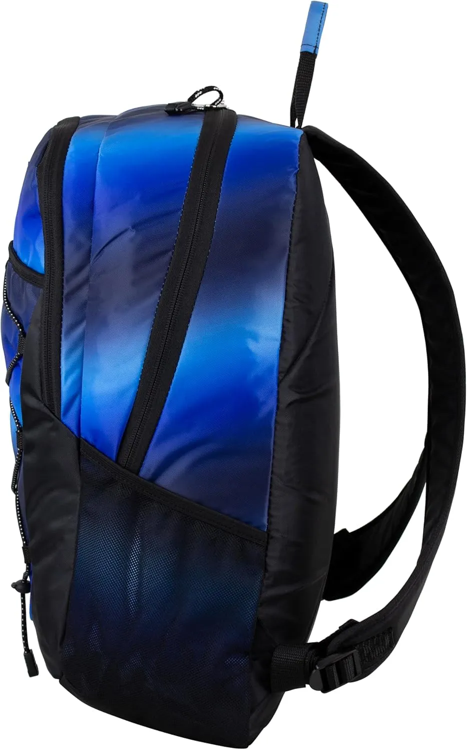 FUEL Rider Sport Hiking Backpack Laptop Travel Carry On Luggage Daypack Bag, Bungee for Travel, Leisure, Outdoors, Blue Ombre