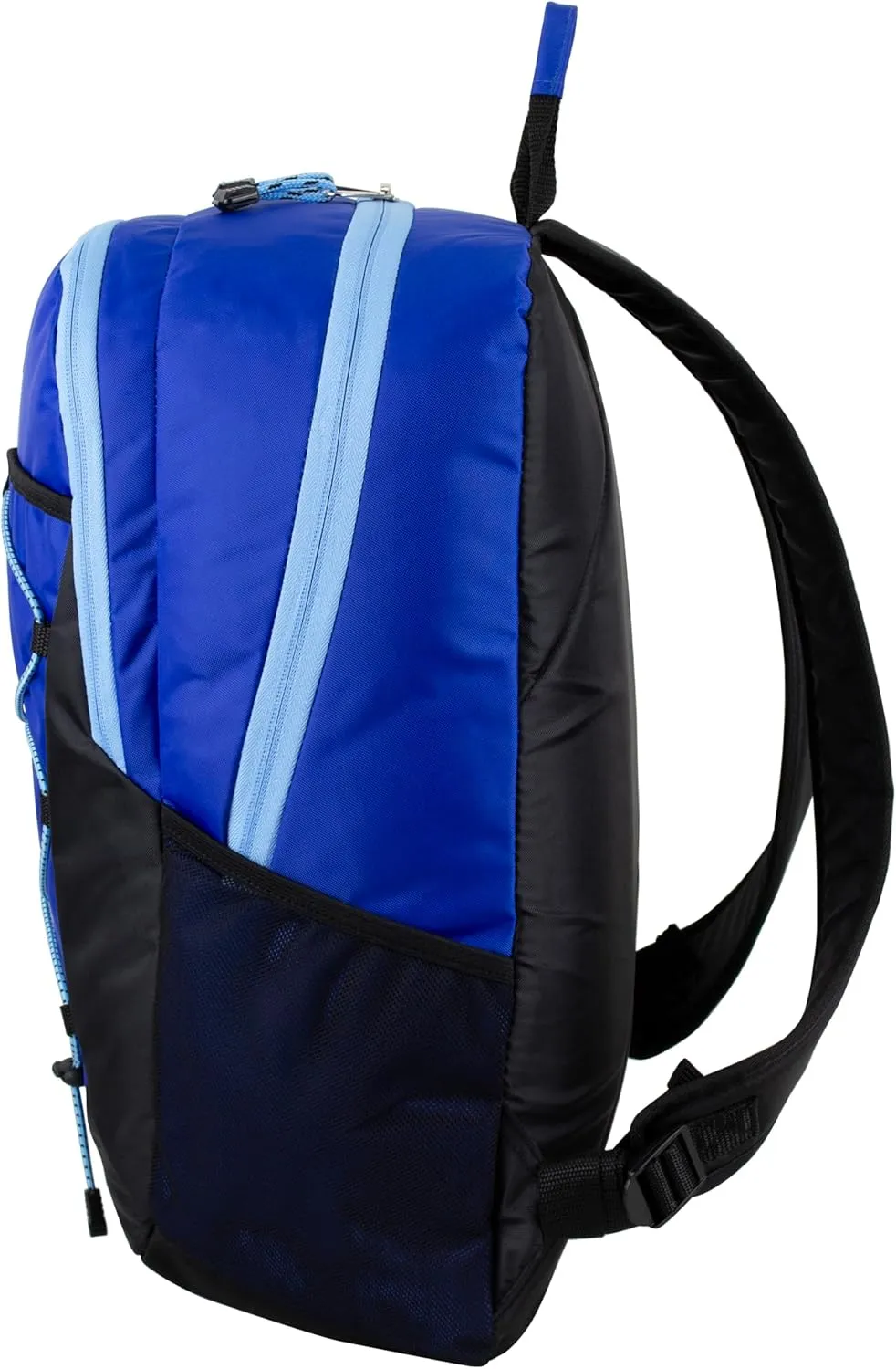 FUEL Rider Sport Hiking Backpack Laptop Travel Carry On Luggage Daypack Bag, Bungee for Travel, Leisure, Outdoors, Blue