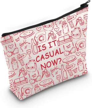 G2TUP Midwest Princess Makeup Bag Song Lyrics Gift Singer Fans Gift Is It Casual Now Zipper Bag (IS IT NOW)