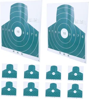 GALPADA Portable Archery Targets Paper 20pcs Shooting Paper Targets Training for Archery Competitions