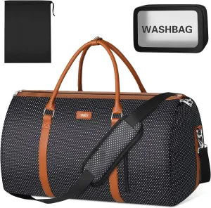 Garment Bag for Travel Convertible Carry On Garment Bag Large Travel Duffel Bags for Women 2 in 1 Hanging Suitcase Suit Travel Bags for Women & Men 3pcs Set