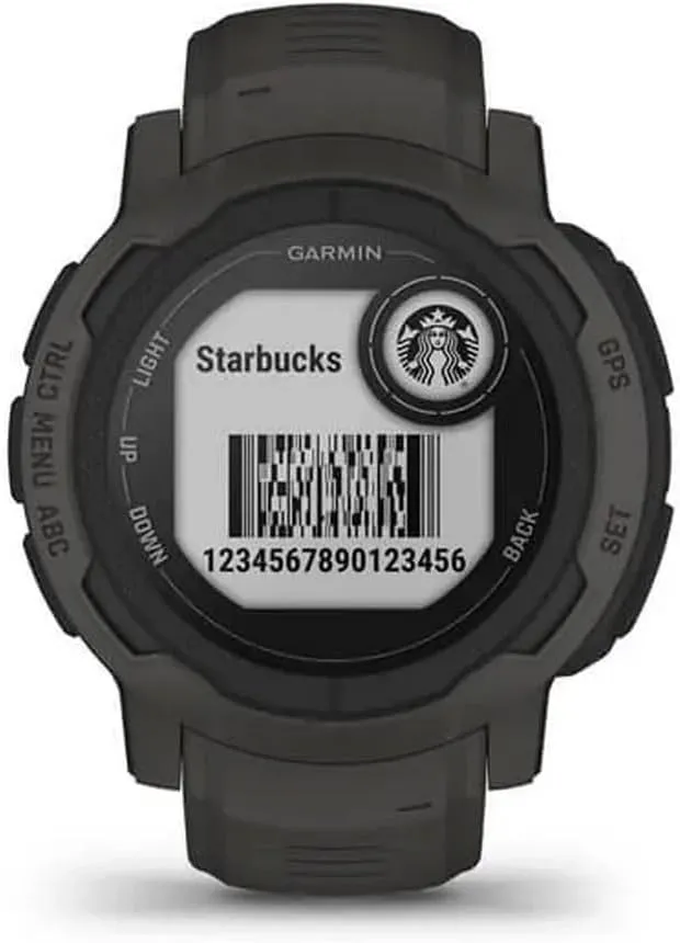 Garmin 010-02626-10 Instinct 2, Rugged Outdoor Watch with GPS, Built for All Elements, Multi-GNSS Support, Tracback Routing and More, graphite