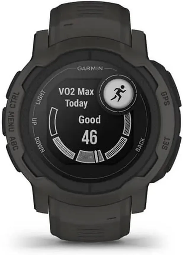 Garmin 010-02626-10 Instinct 2, Rugged Outdoor Watch with GPS, Built for All Elements, Multi-GNSS Support, Tracback Routing and More, graphite