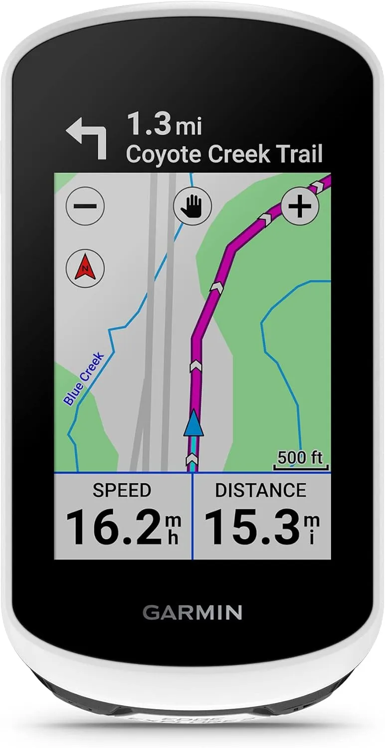 Garmin Edge® Explore 2, Easy-To-Use GPS Cycling Navigator, eBike Compatibility, Maps and Navigation, with Safety Features (Renewed)
