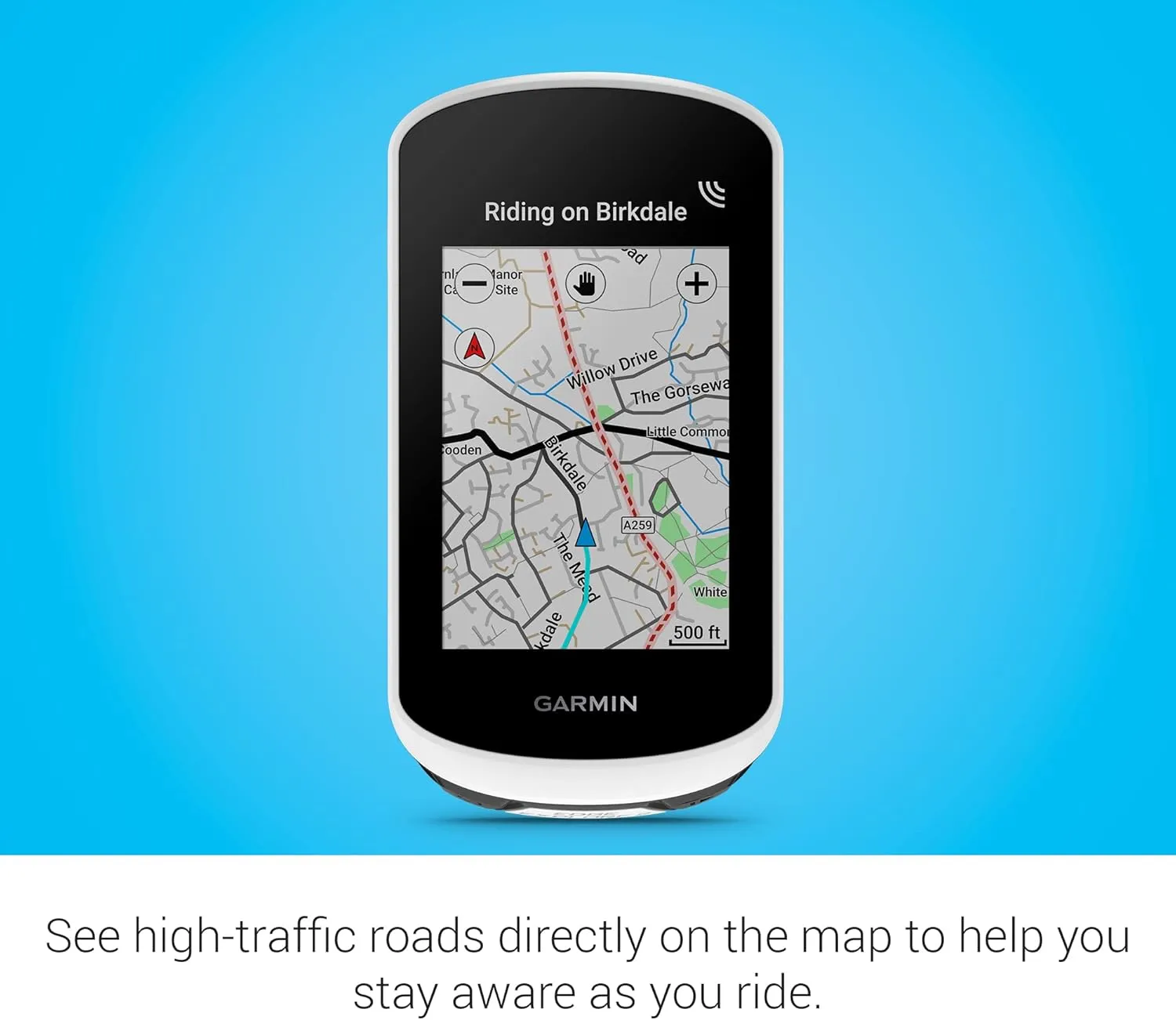 Garmin Edge® Explore 2, Easy-To-Use GPS Cycling Navigator, eBike Compatibility, Maps and Navigation, with Safety Features