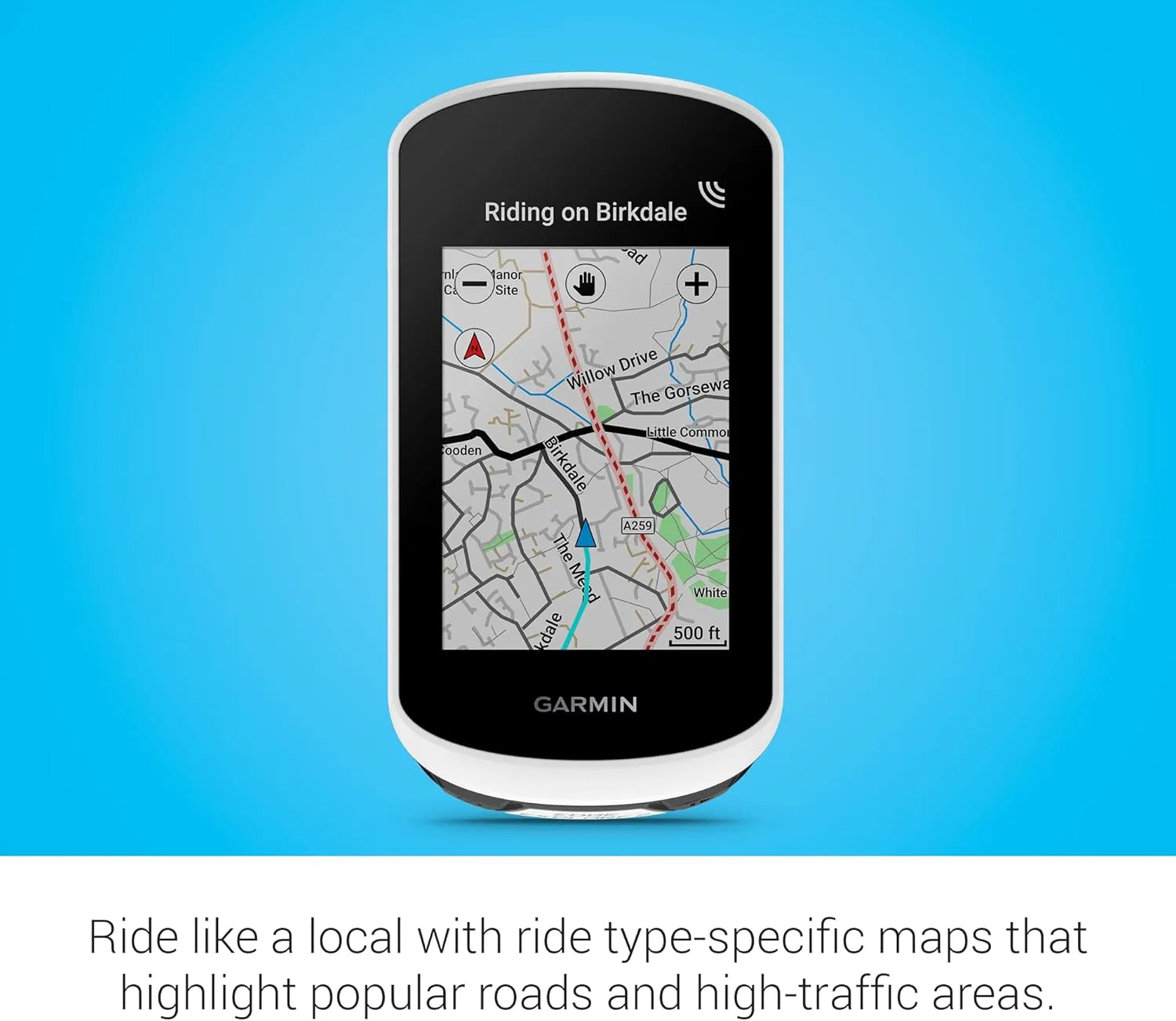 Garmin Edge® Explore 2 Power, Easy-To-Use GPS Cycling Navigator, eBike Compatibility, Maps and Navigation, with Safety Features