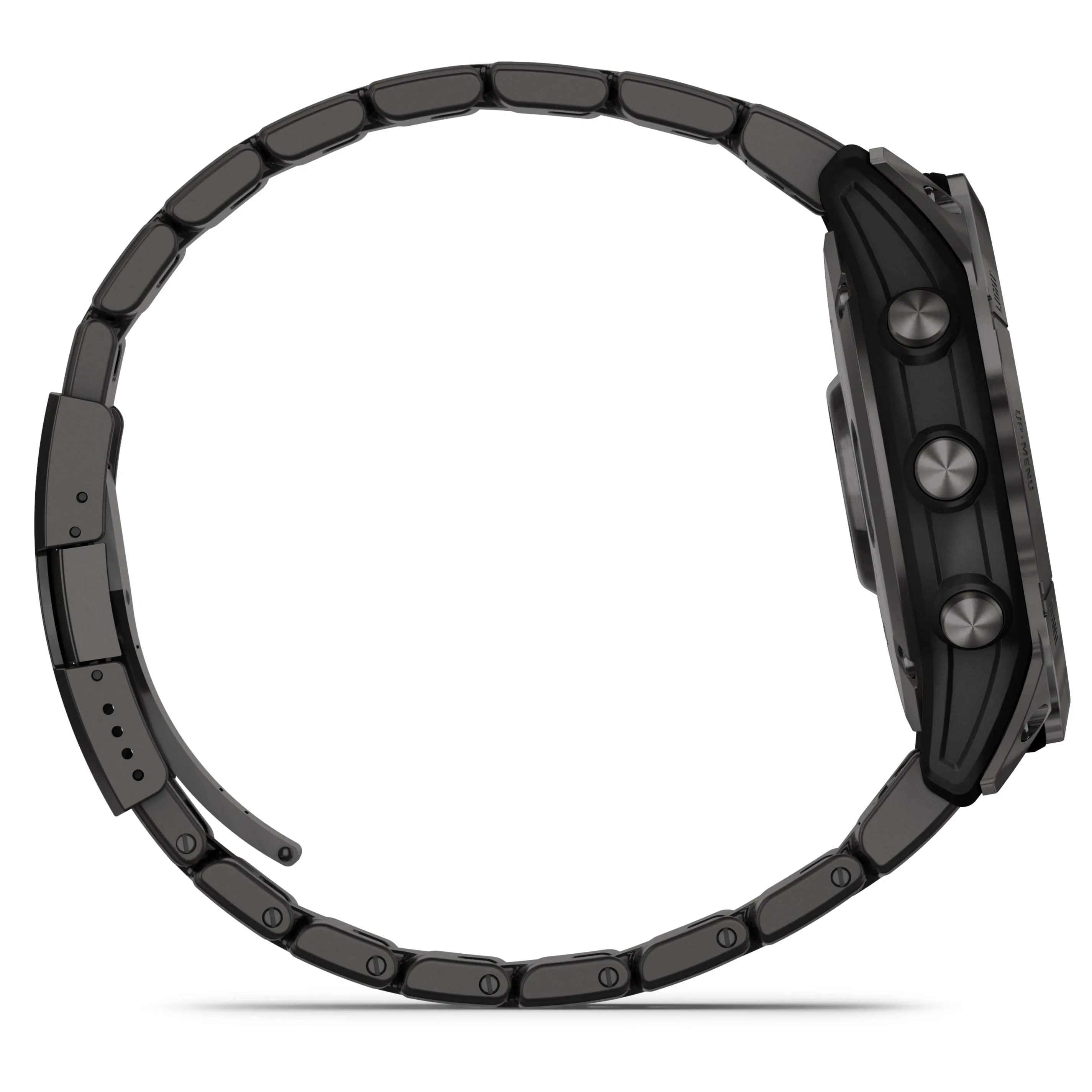 Garmin Fenix® 7X Sapphire Solar Edition Carbon Grey DLC Titanium with Carbon Grey DLC Vented Titanium Band Smartwatch 010-02541-27