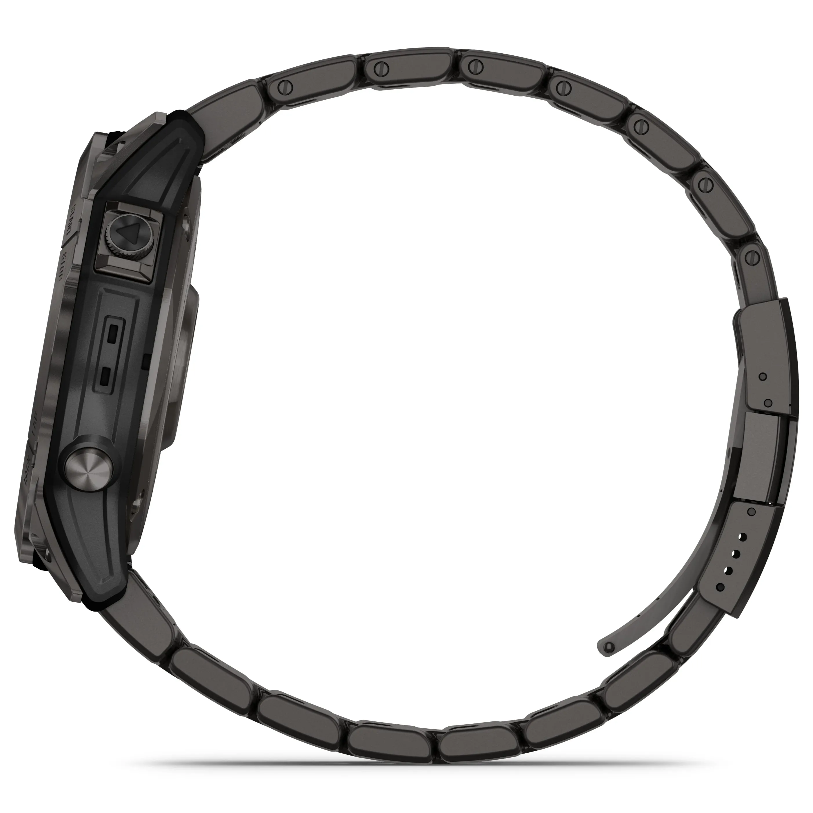 Garmin Fenix® 7X Sapphire Solar Edition Carbon Grey DLC Titanium with Carbon Grey DLC Vented Titanium Band Smartwatch 010-02541-27