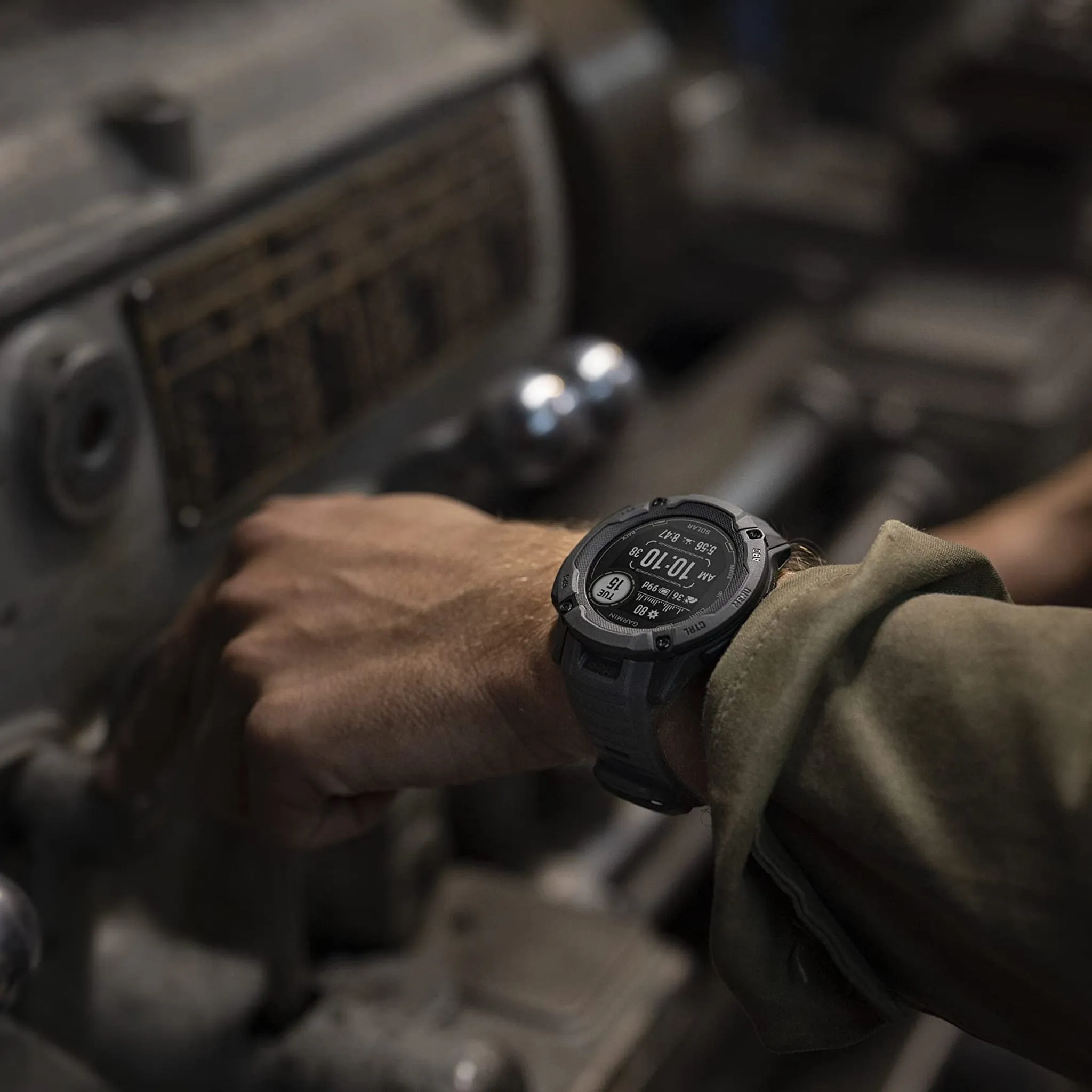 Garmin Instinct 2X Solar, Rugged GPS Smartwatch, (Graphite)