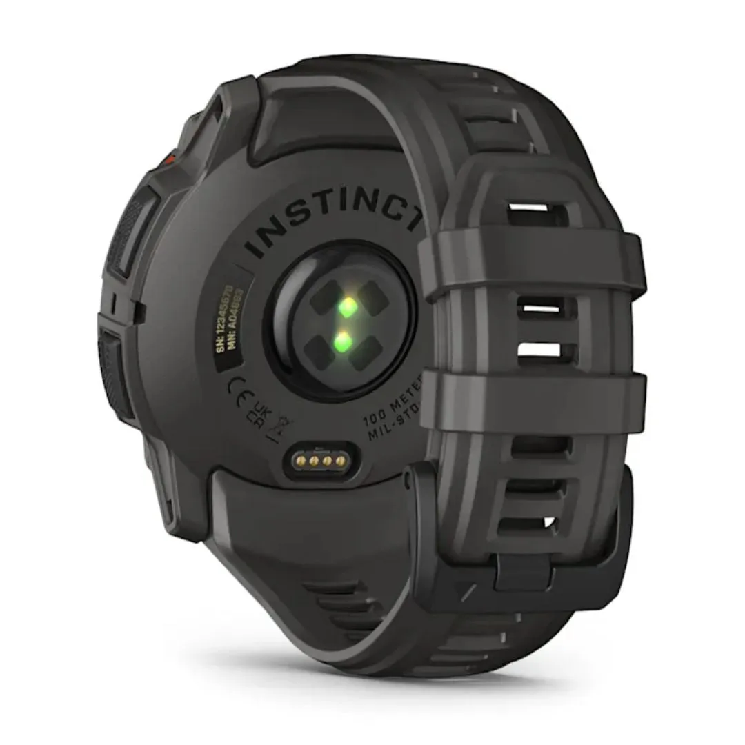 Garmin Instinct 3 Solar, 50mm, Black and Charcoal, GPS Smartwatch 010-02935-00