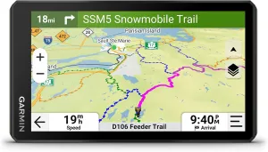 Garmin Tread® 2, Powersport Navigator, 6" Glove-Friendly Display, Built for Extreme Weather, Preloaded Mapping, Snowmobile Trails for U.S. and Canada