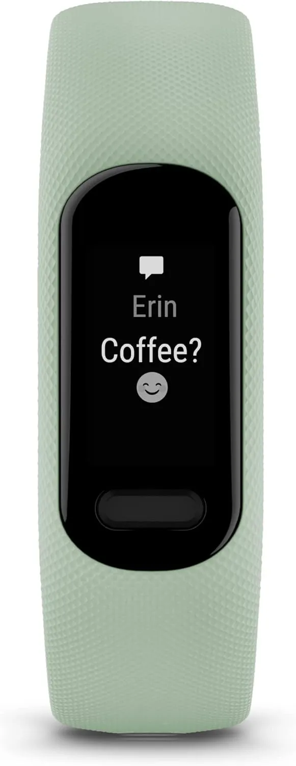 Garmin vívosmart® 5, Fitness Tracker, Long-Lasting Battery, Simple Design, Cool Mint