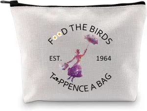 GJTIM Movie Inspired Zipper Pouch Musical Film Makeup Bag Song Lyrics Gift for Musical Lover (A Bag)