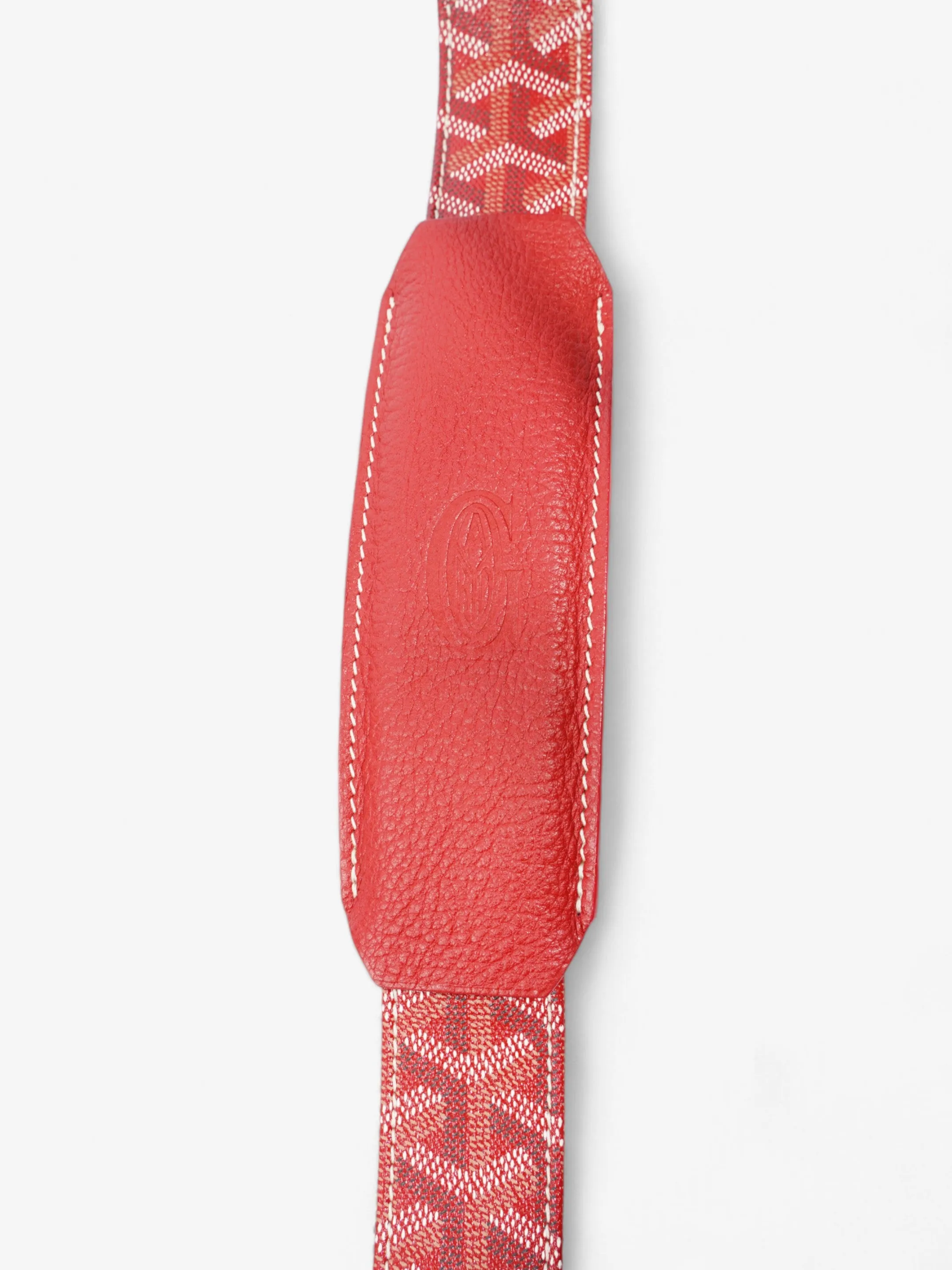 Goyard Grand Bleu Rouge Coated Canvas MM