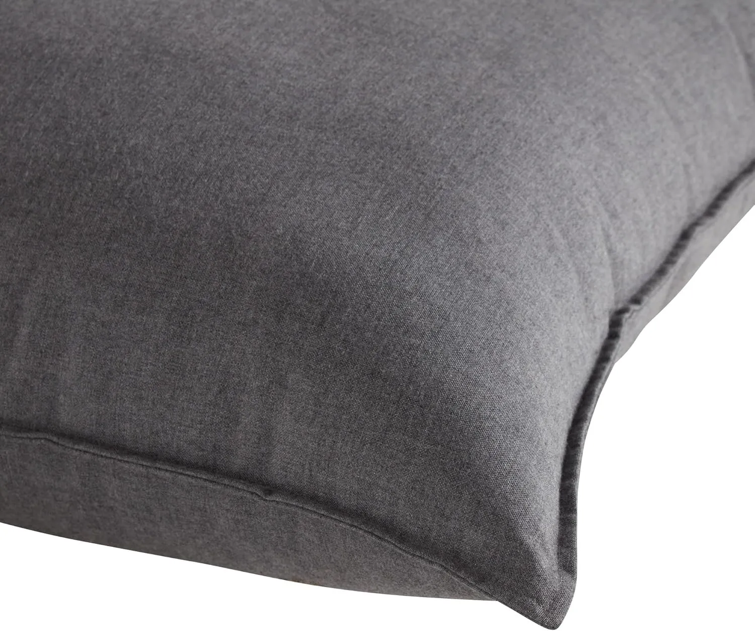 Greendale Home Fashions Modern Outdoor Sunbrella Fabric 2-Piece Deep Seat Chair Cushion, Cast Slate