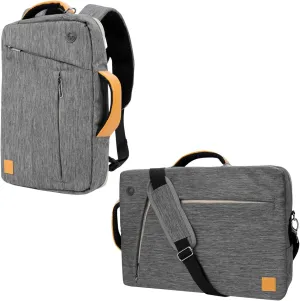 Grey Convertible Laptop Bag 13-inch for HP 14 Laptop, Stream 14, x360 14a Chromebook 14", Envy x360, Pavilion 13"