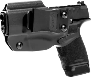 GRITR IWB Kydex Right/Left Hand Gun Holster Compatible with Springfield Armory Hellcat/RDP/OSP with 1.5" Belt Clip, Open Bottom, Optic Cut, Adjustable Retention